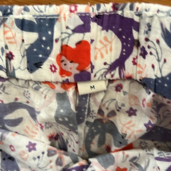 Sold Mercari Roller rabbit selkie mermaid pajamas medium top bottom shorts - Picture 3 of 6